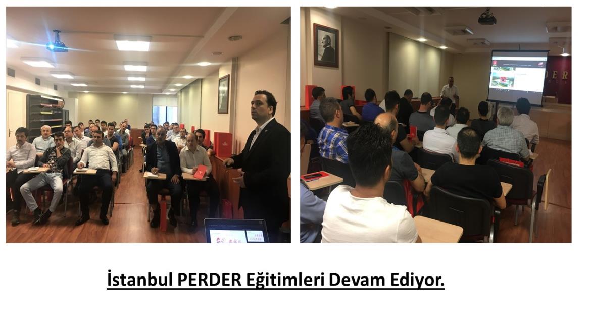 İstanbul PERDER Eğitimleri Devam Ediyor.