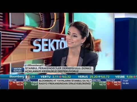 İstanbul PERDER Başkanı Ramazan Ulu/ Bloomberg TV kanalı/SEKTÖR RAPORU programı