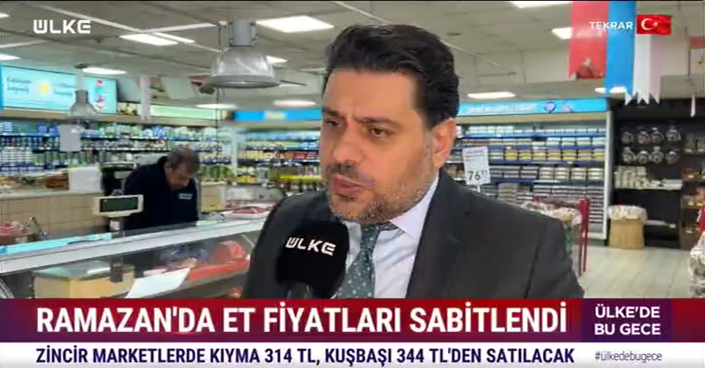 Kıyma 314 TL, Kuşbaşı 344 TL... Başkanımız, Ülke TV'de İndirimleri Anlattı.