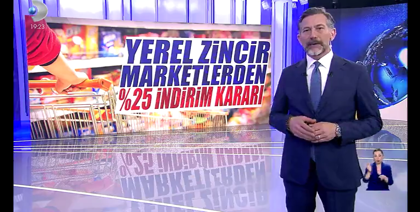 Başkanımız Faruk Güzeldere Kanal D 'ye Konuştu... "Kampanyamız Tüm Yerel Marketlerde Uygulanıyor."