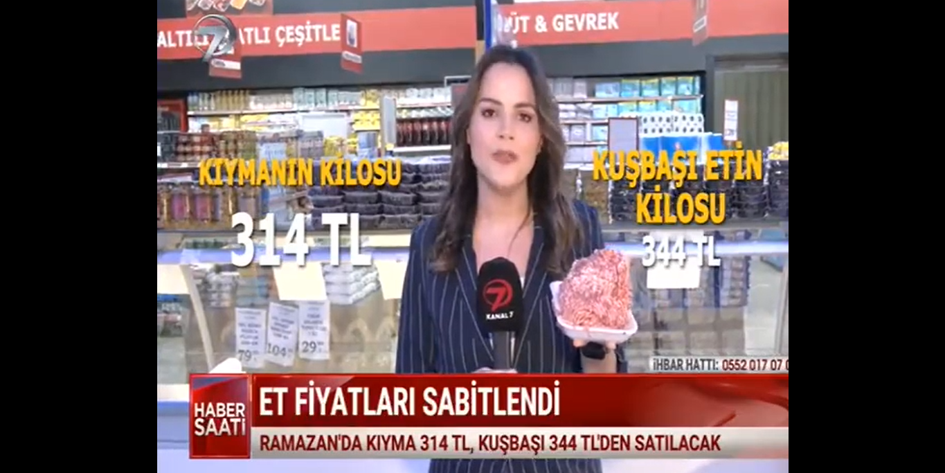 İstanbul PERDER Olarak Yaptığımız Kırmızı Et Kampanyaları KANAL 7 Haberde