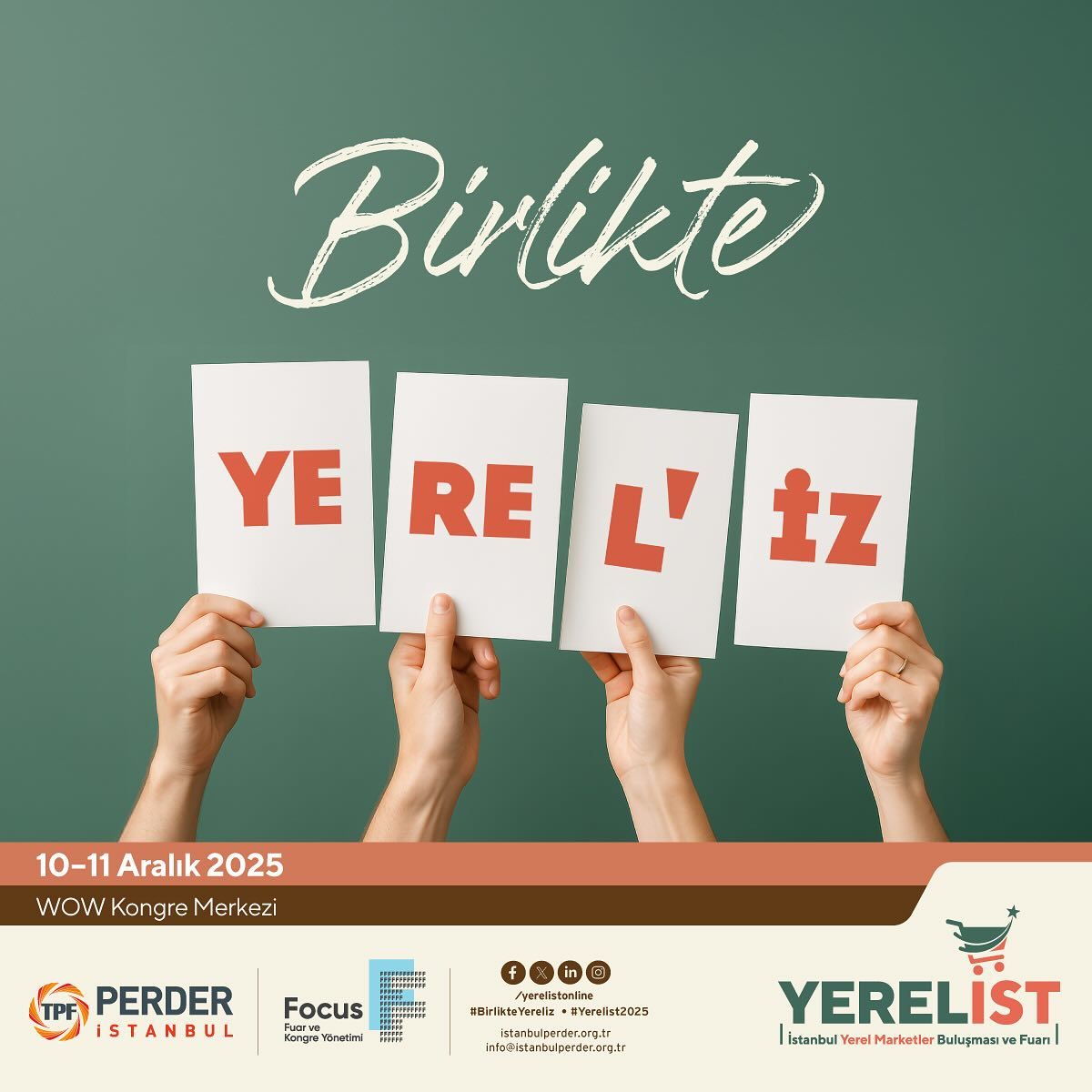 YERELİST 2025 Fuarımızda Tüm Standlar Tükendi